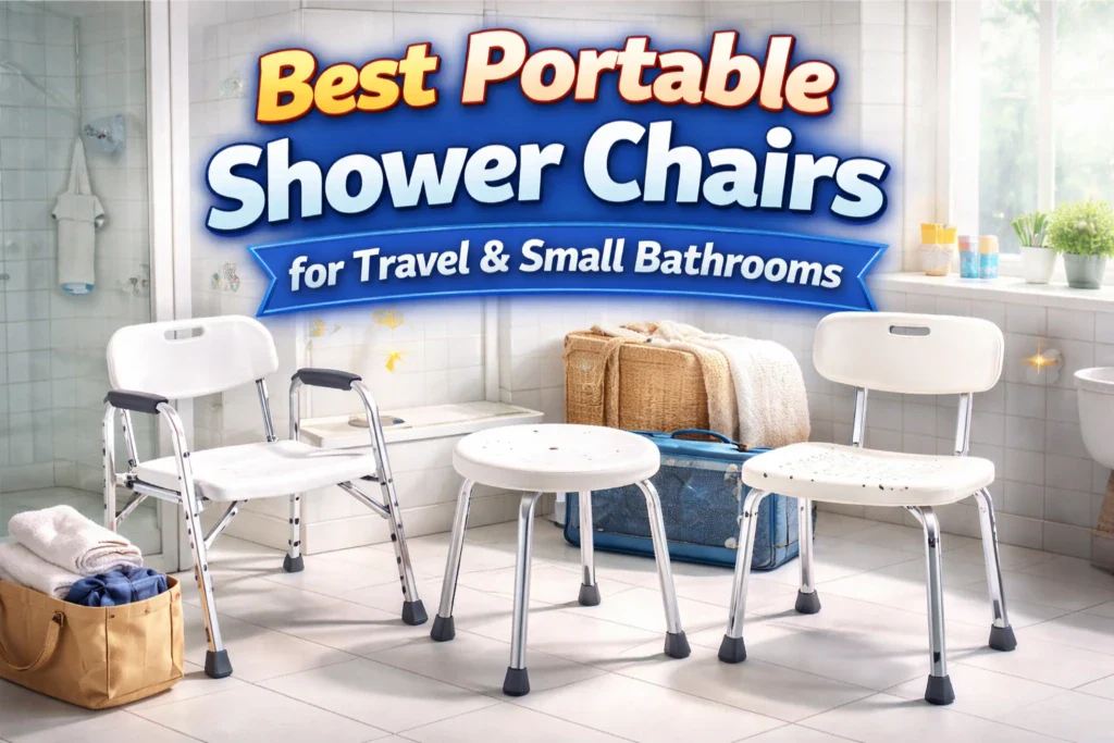 Portable Shower Chairs for Travel & Small Bathrooms