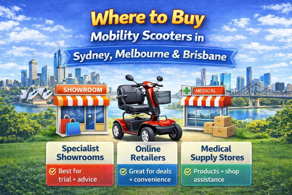 Where to Buy Mobility Scooters in Sydney, Melbourne & Brisbane