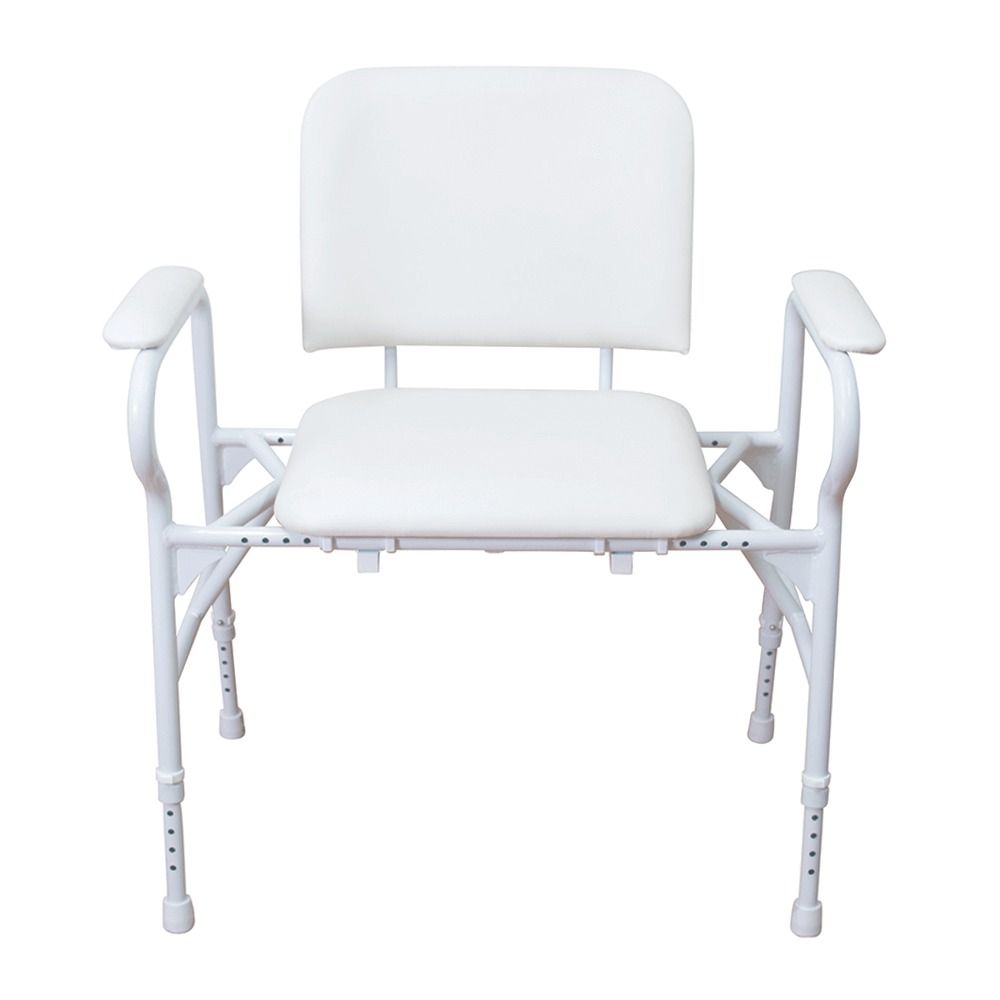 White Aluminium Aspire Shower Chair MAXI Adjustable BTS118020