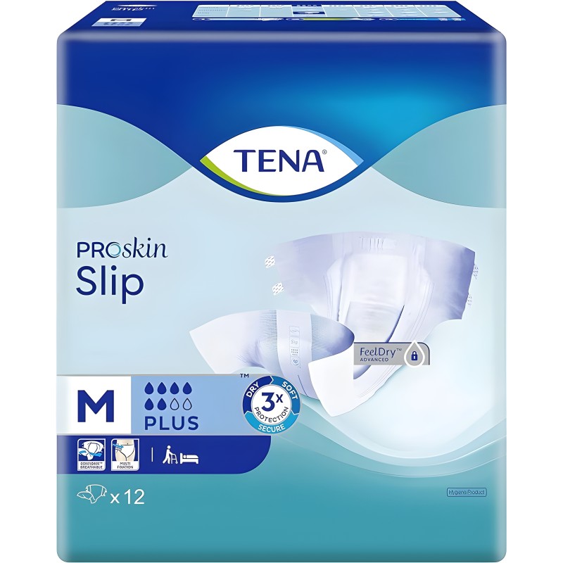 TENA Slip Proskin Plus Medium 12 Pack 370100