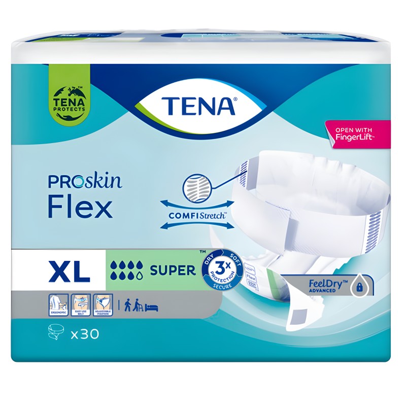 TENA Flex Proskin Super X Large 30 Pack 724980