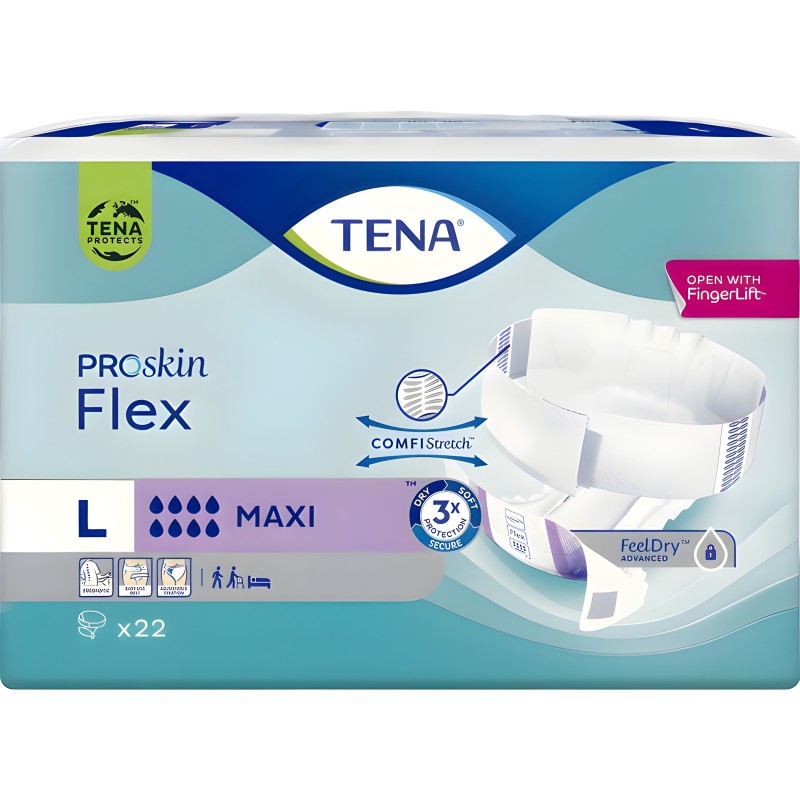 TENA Flex Proskin Maxi Large 22 Pack 729352