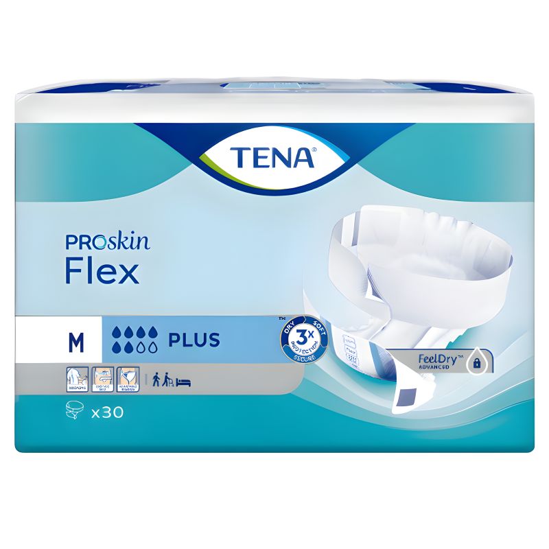 TENA Flex Proskin Plus Medium 30 Pack 730430