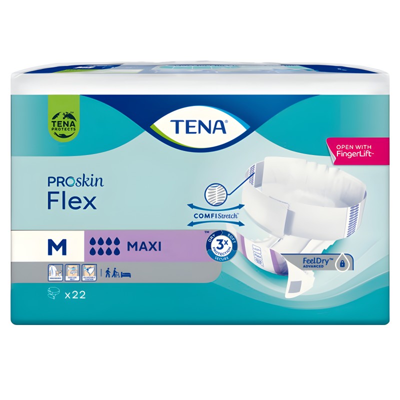 TENA Flex Proskin Maxi - Medium | 22 Pack