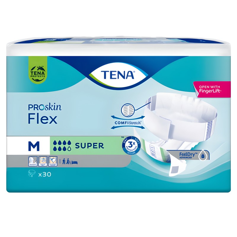 TENA Flex Proskin Super Medium 30 Pack 730458