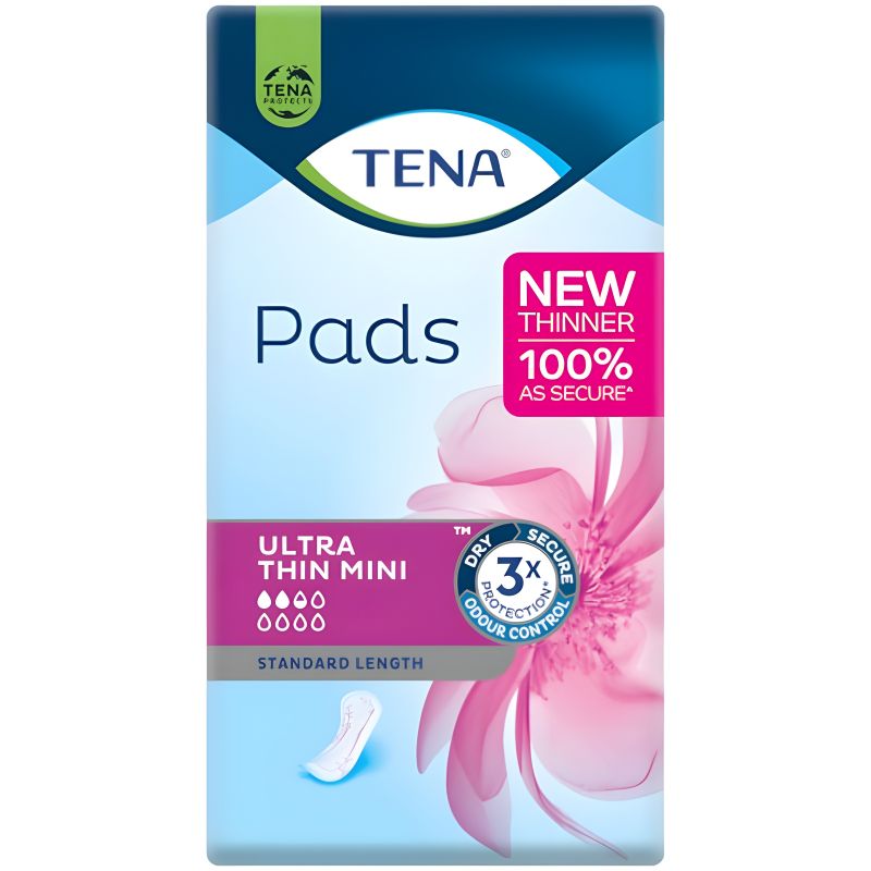 TENA Pads Ultra Thin Mini Standard Length 20 Pack 760388