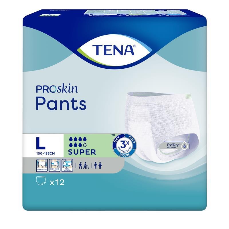 TENA Pants Proskin Super Large 12 Pack 793614