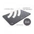 Grey Conni Anti Slip Mat Marathon Runner 99-090300-00-1