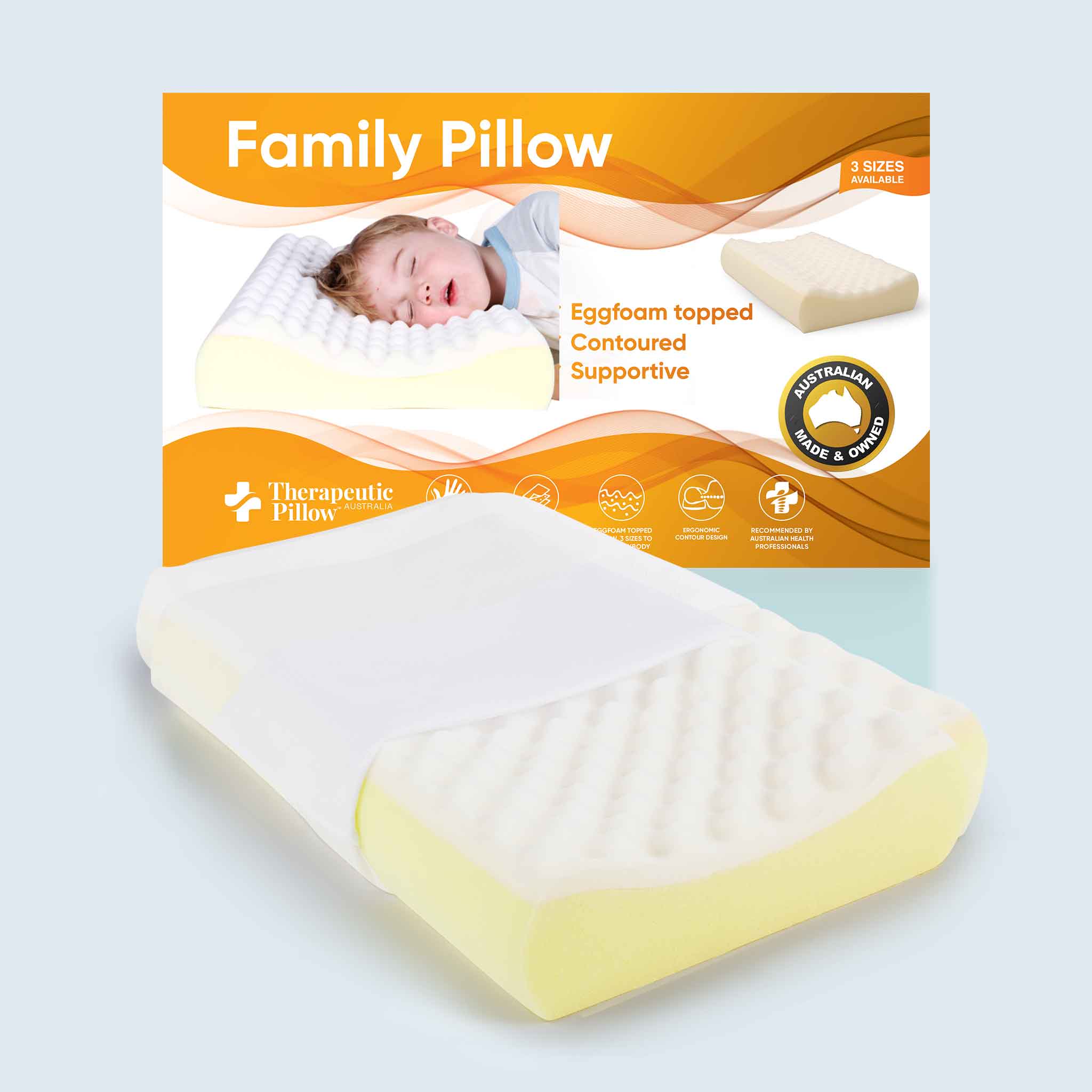 Family Pillow Eggfoam Topped Contour Pillow Junior A100412000