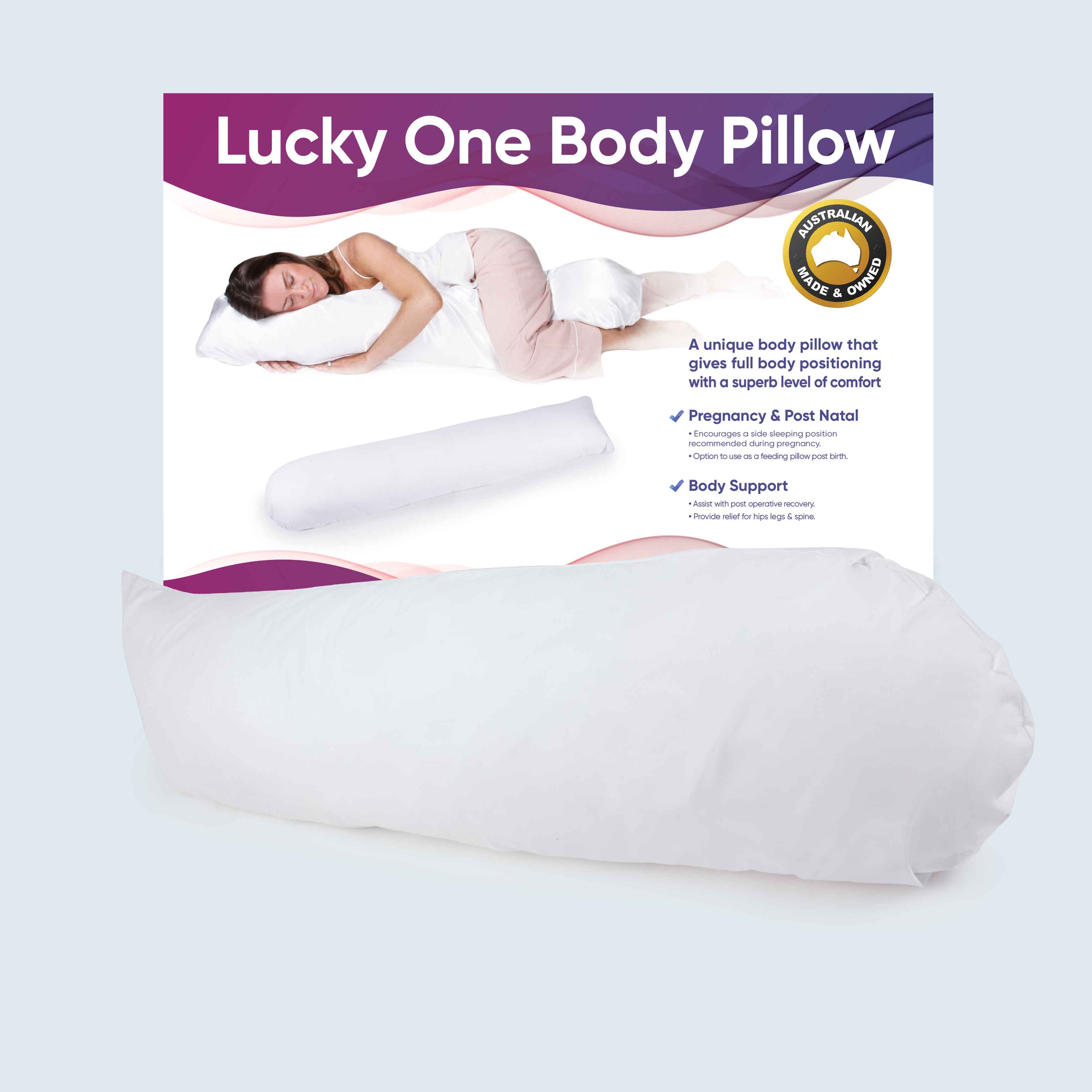 Lucky ONE Body Pillow No Slip A120024000