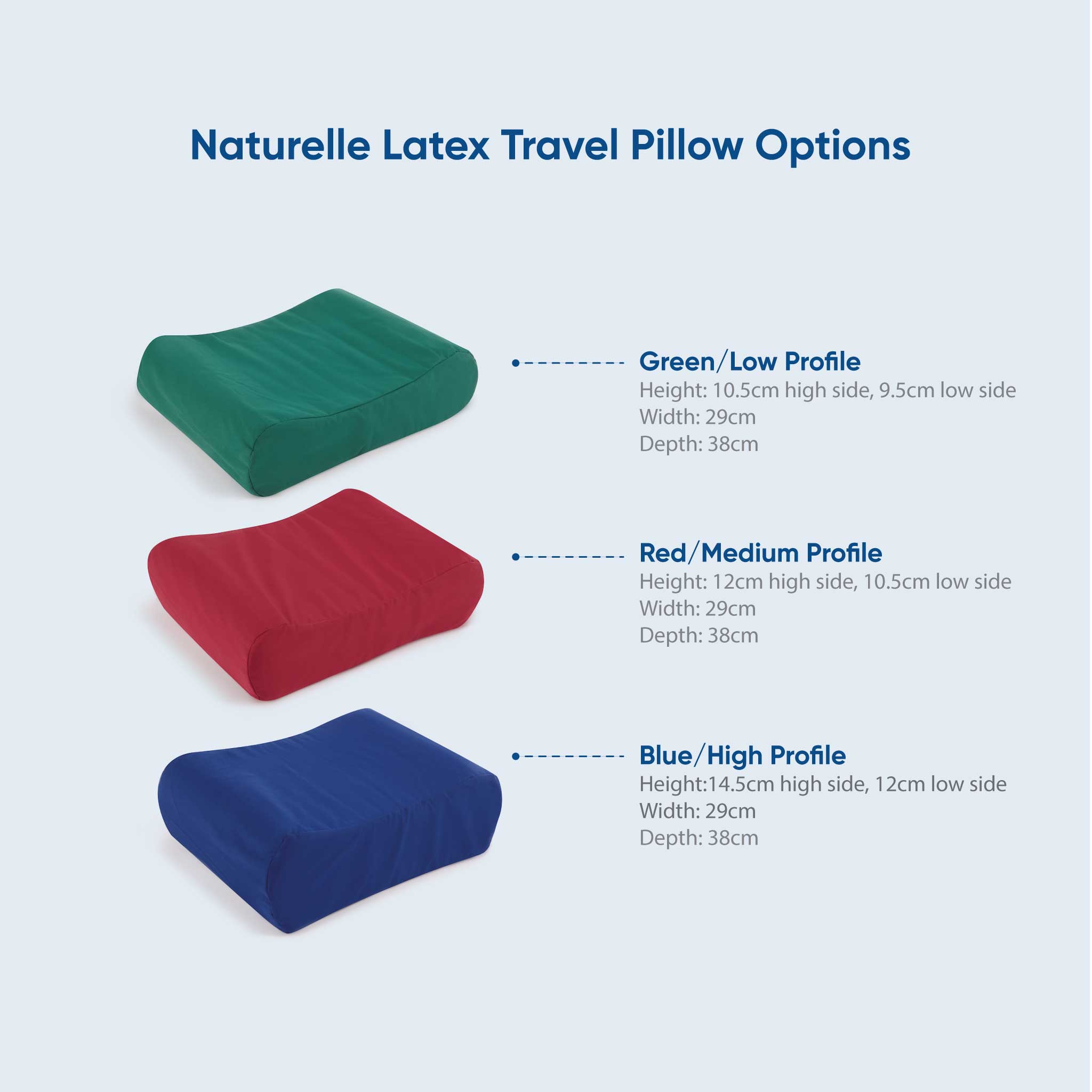 Naturelle Latex Travel Pillow Variations A135023143