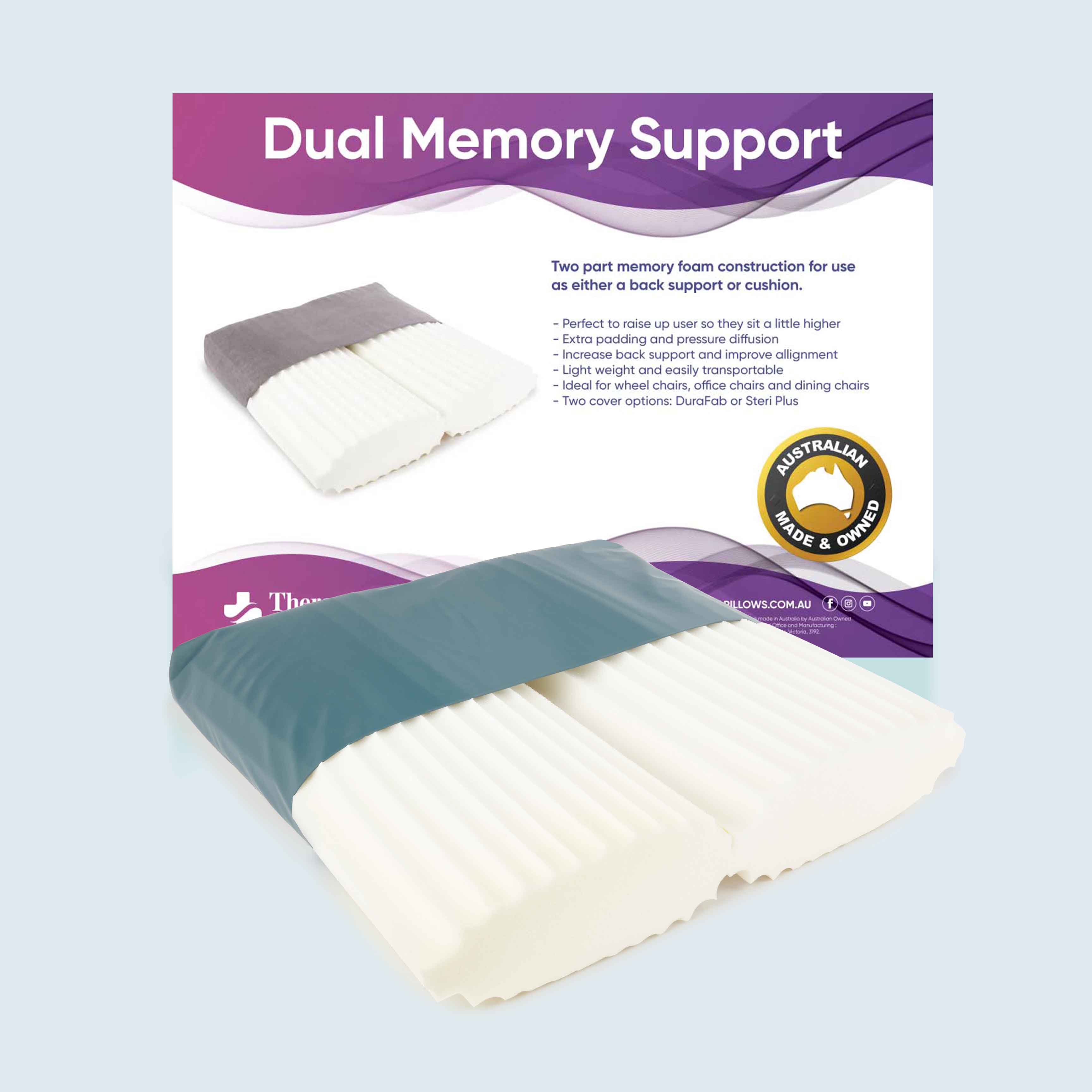 Thera-med Dual Memory Support Cushion Steri Plus A140221002