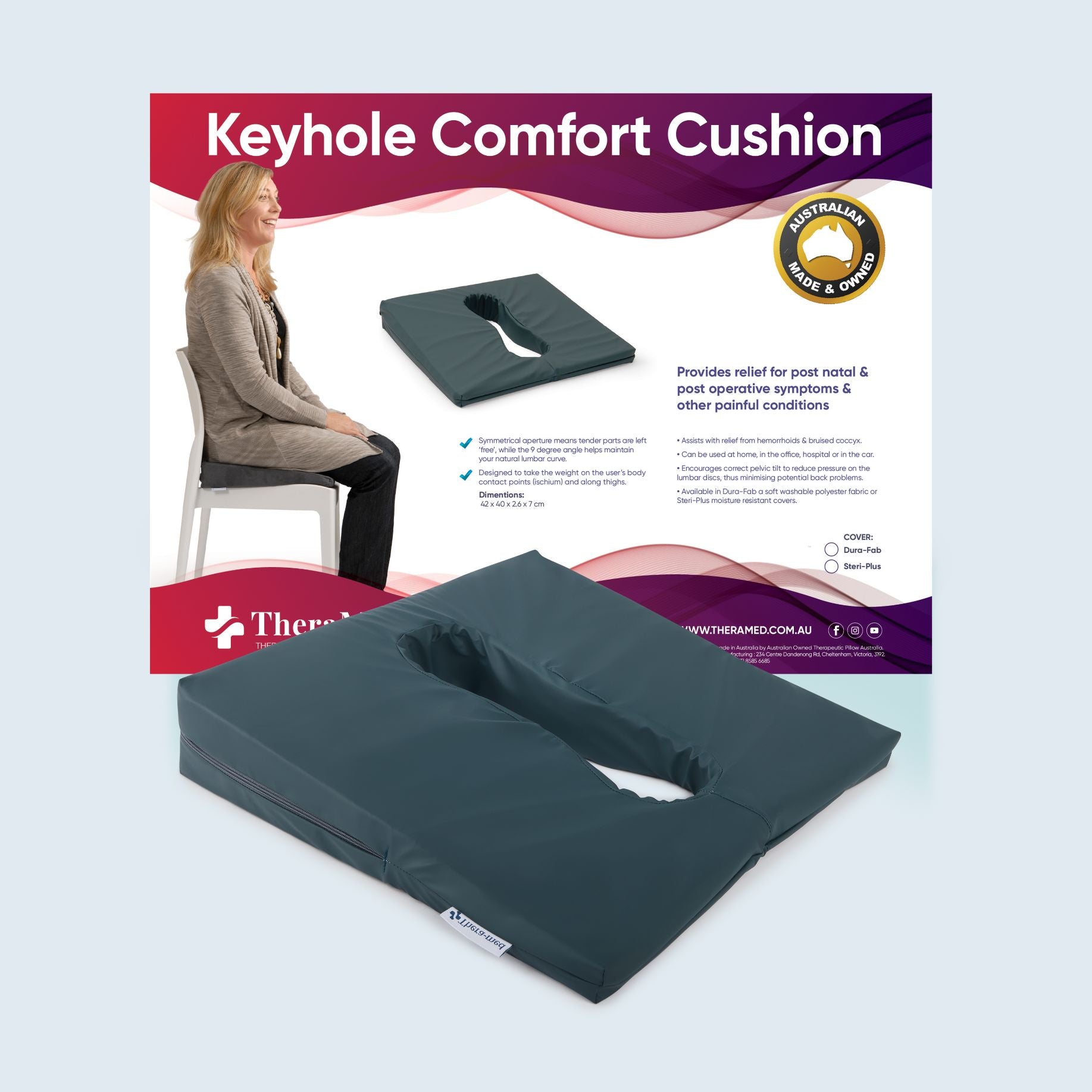 Keyhole Comfort Cushion A140512002