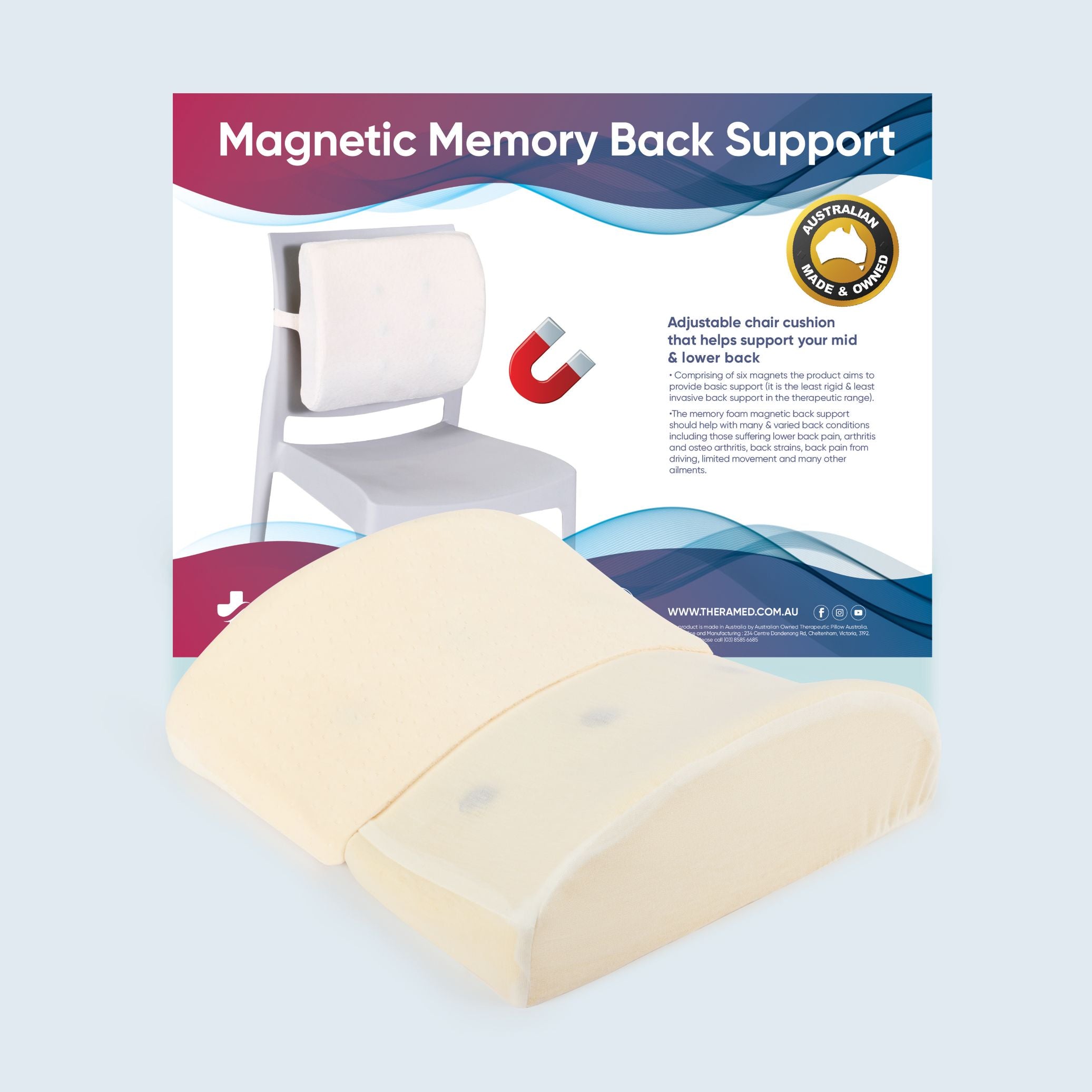 Magnetic Memory Back Support A145013001