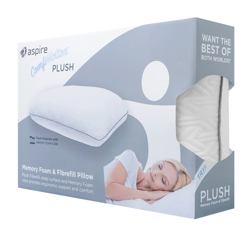 Memory Foam Aspire ComfiMotion Plush Pillow BEP050110