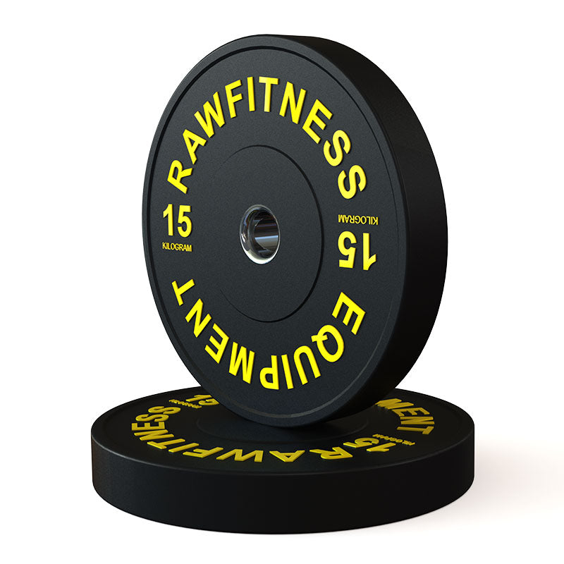 Bumper Plate Premium Black - 15KG Pair