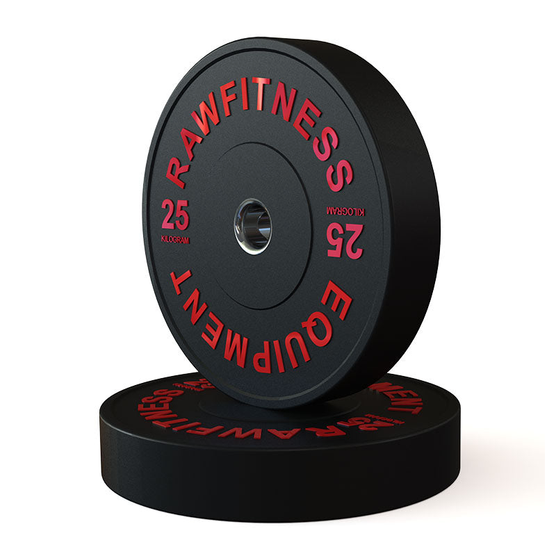 Bumper Plate Premium Black - 25KG Pair