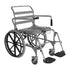 Stainless Steel Aspire Shower Commode Swing Away Footrest Self Propelled 460mm BTC066100