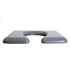 Grey Polyurethane Aspire Shower Commode Seat Open 460mm Front BTC066600