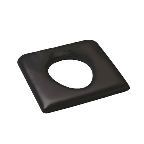 Black Dartex Aspire Pressure Reducing Shower Commode Seat Closed Front 460mm BTC089140