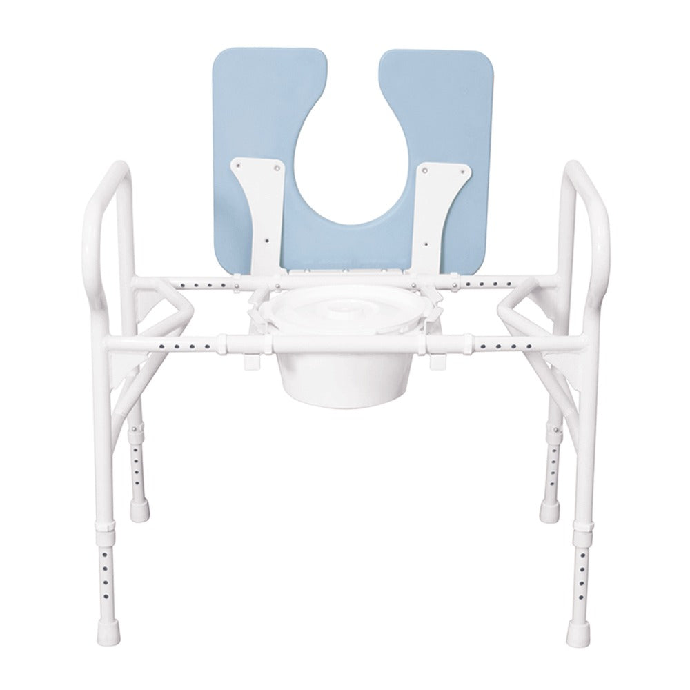 White Aluminium Aspire Over Toilet Aid MAXI Adjustable Seat Up BTT145020