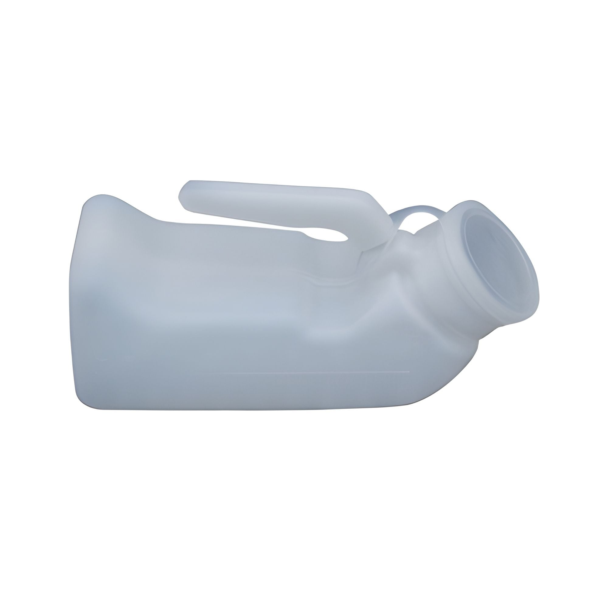 White Polypropylene Aspire Male Urinal with Lid BTT148450