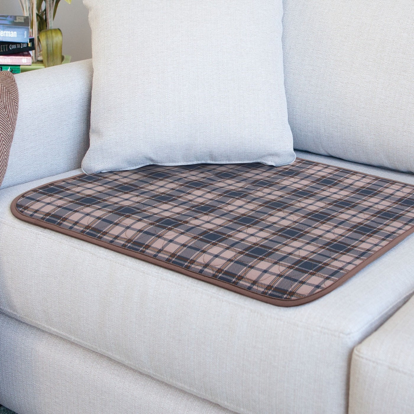 Conni Chair Pad Large Tartan CCD-051061-25-1P