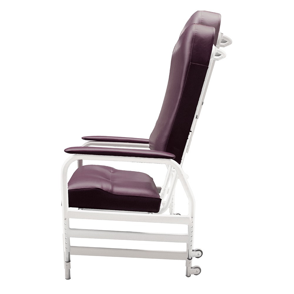 Burgundy Vinyl Aspire Maxi Day Chair Side CHP208010