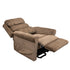 Mocha Quilted Upholstery Aspire Maui Dual Action Lift Recline Chair Reclined CHP227110