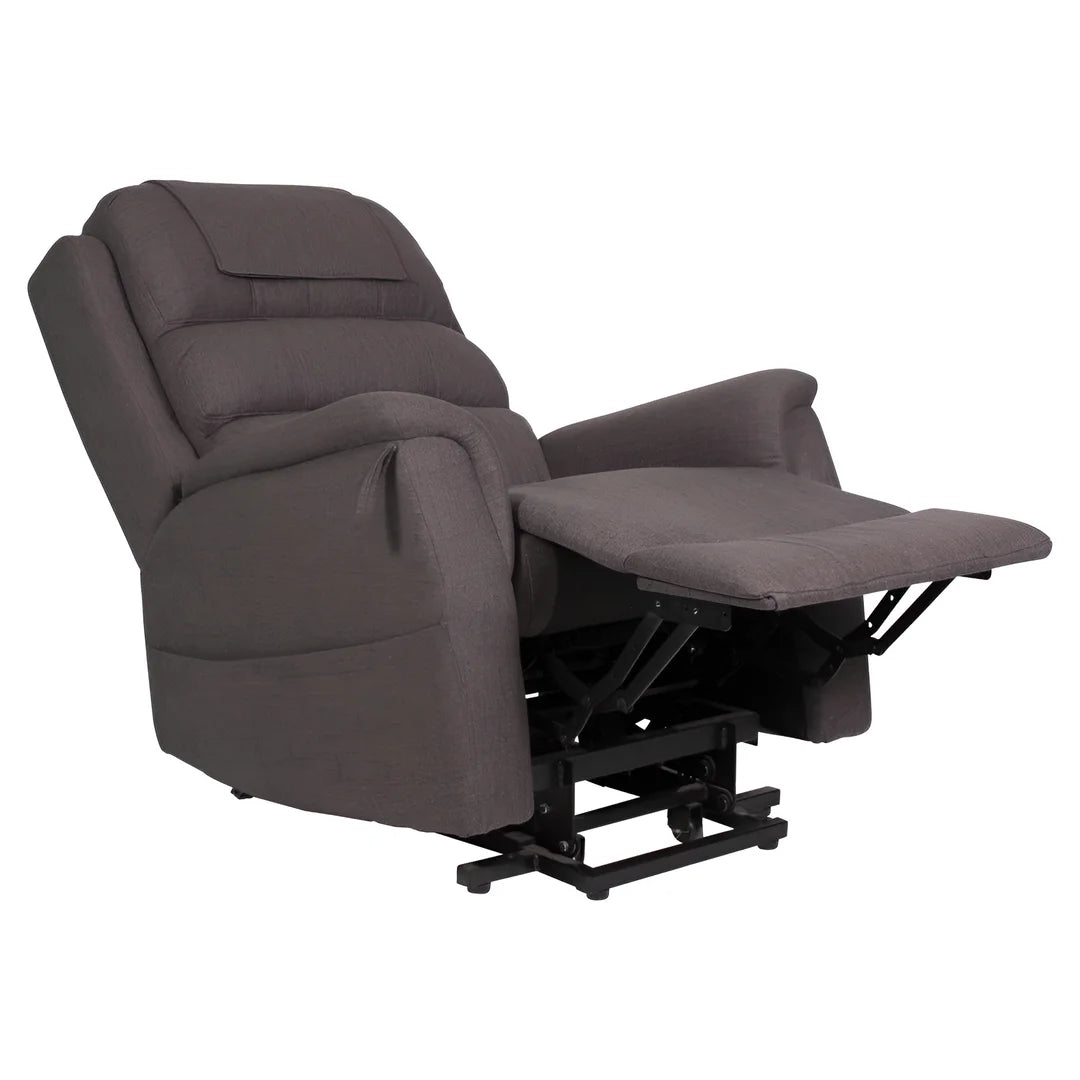 Charcoal Fabric Aspire OREGON Lift Recline Chair Space Saver CHP227150
