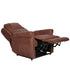 Bronze Microsuede Aspire Raphael Quattro Action Lift Recline Chair Small CHP227290