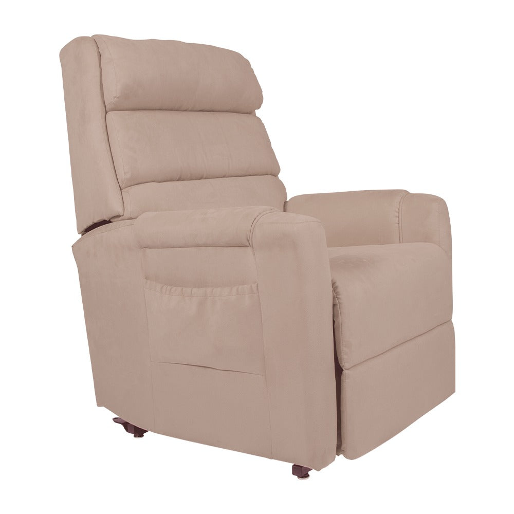 Mink Microsuede Aspire Signature 2 Lift Recline Chair Space Saver Small CHP228100