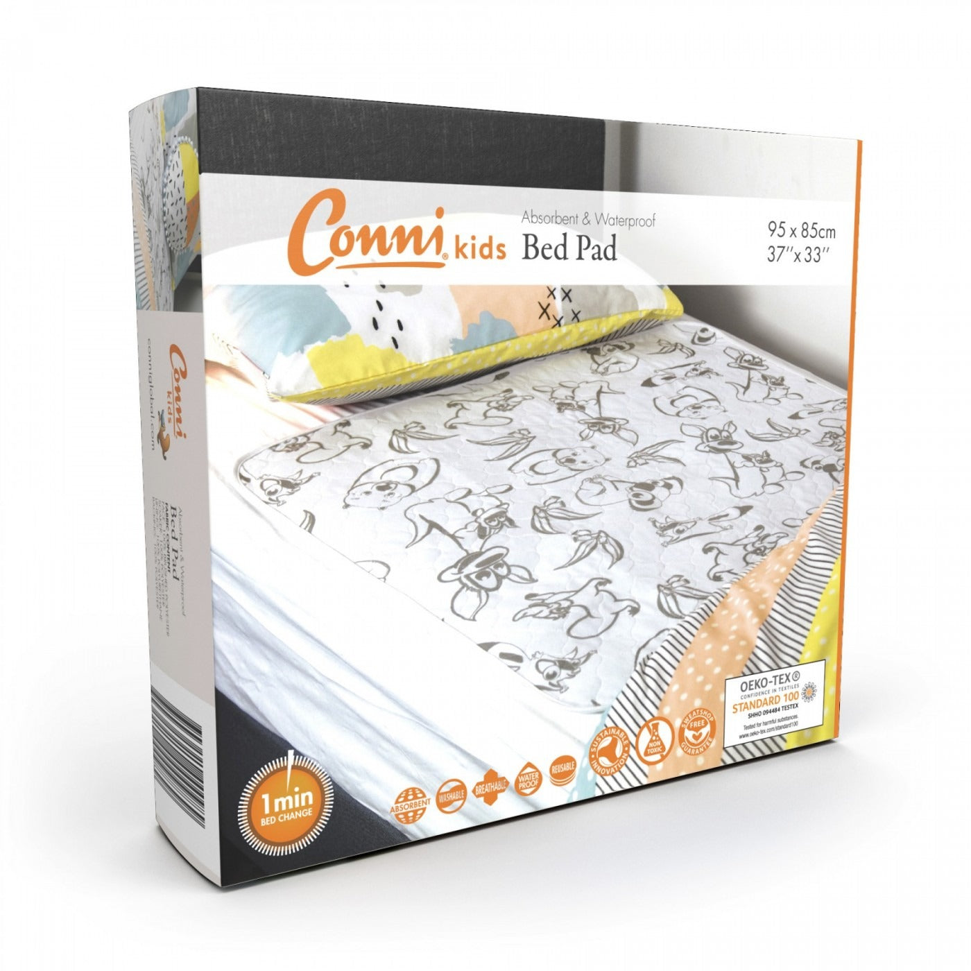 Conni Kids Bed Pad Aussie Animals CKCD-085095-25-1Conni Kids Bed Pad Aussie Animals CKCD-085095-25-1