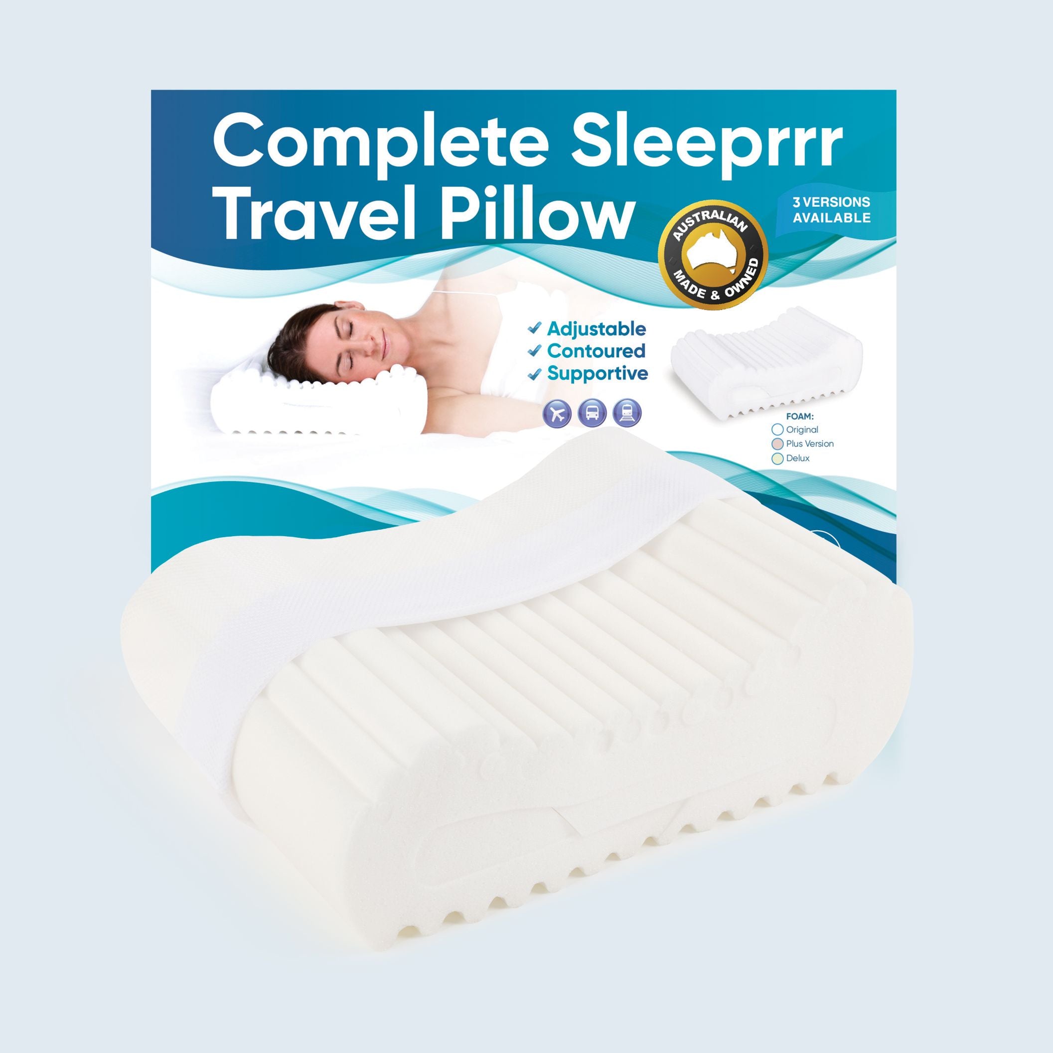 Complete Sleeprrr Travel Pillow