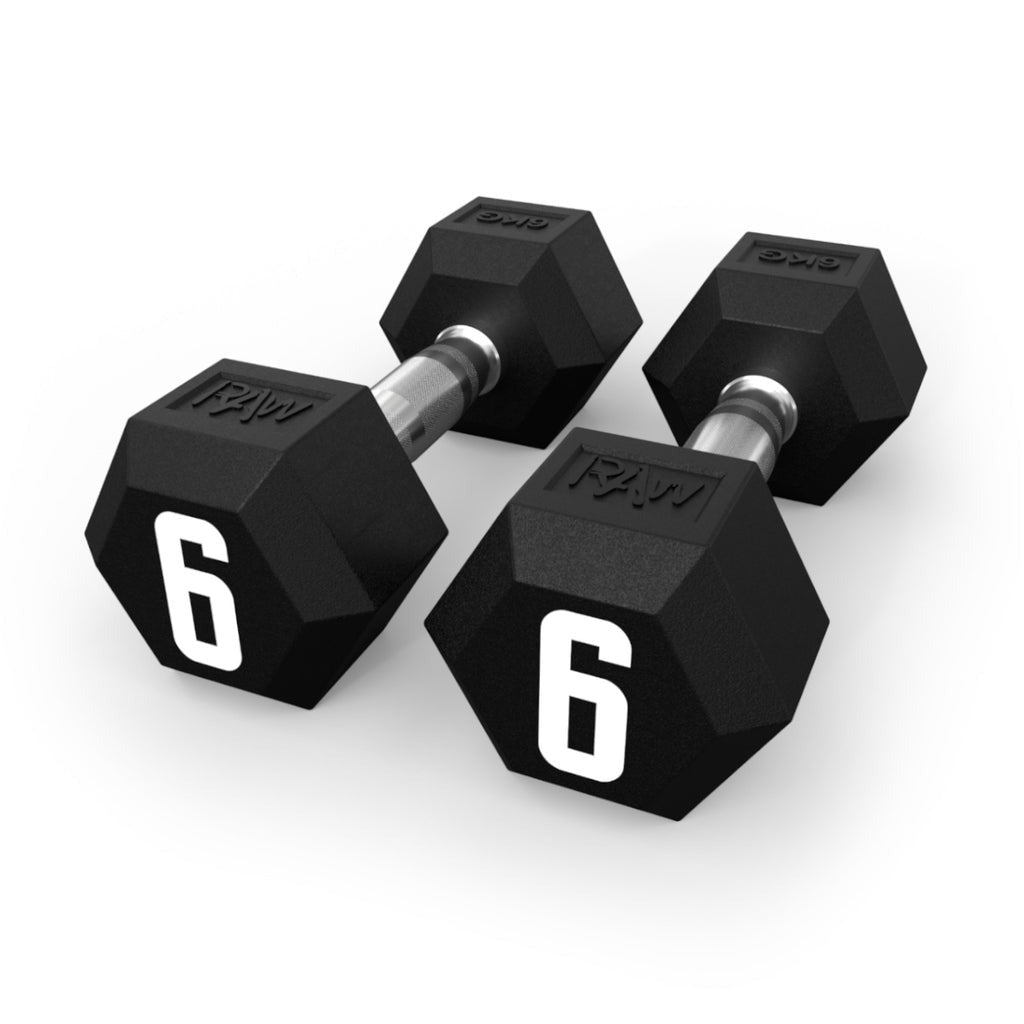 Rubber Hex Dumbbell D-H06