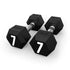 Rubber Hex Dumbbell D-H07