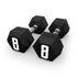 Rubber Hex Dumbbell D-H08