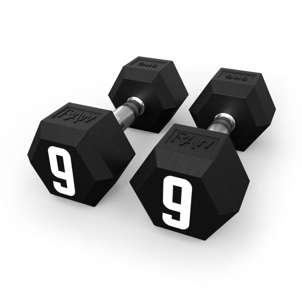 Rubber Hex Dumbbell D-H09