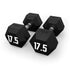 Rubber Hex Dumbbell D-H17.5