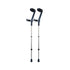 Safe-In-Soft Forearm Crutches - Rebotec - Black - DJ117.1