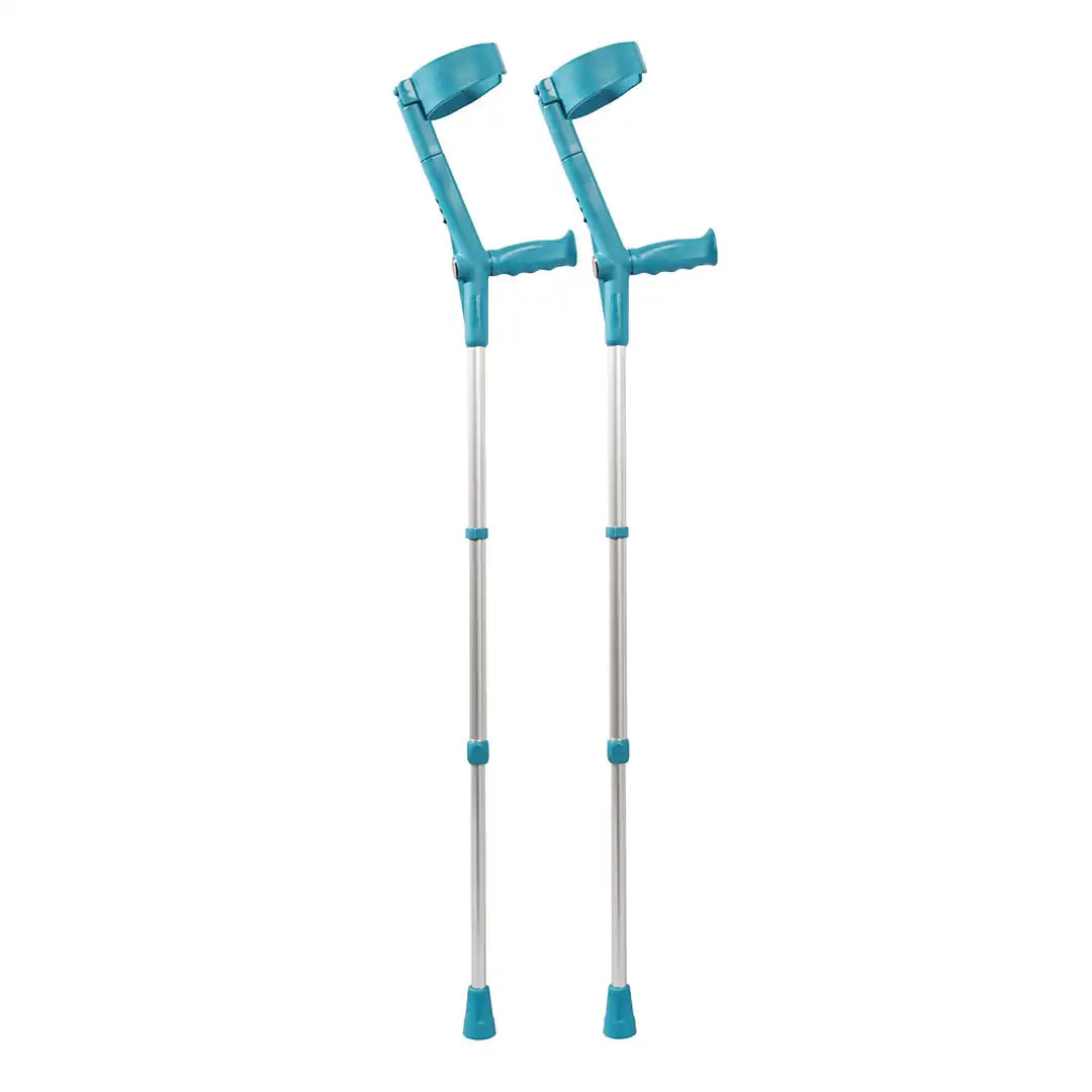 Safe-In-Soft Forearm Crutches - Rebotec - Aqua - DJ117.8
