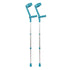 Safe-In-Soft Forearm Crutches - Rebotec - Aqua - DJ117.8