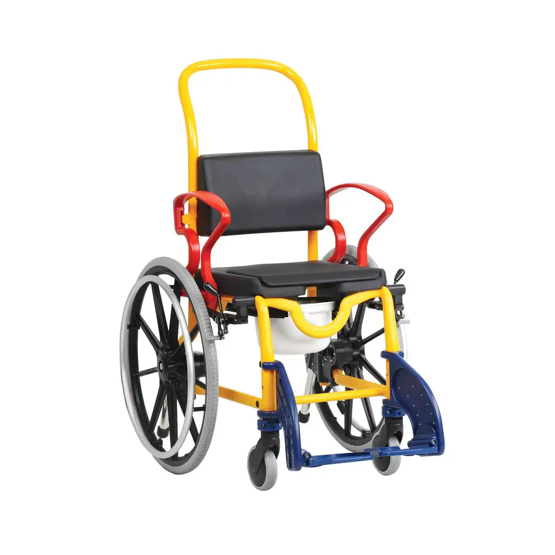 Augsburg 24 Self Propelled Child Commode Wheelchair - Rebotec DJ339.24.97