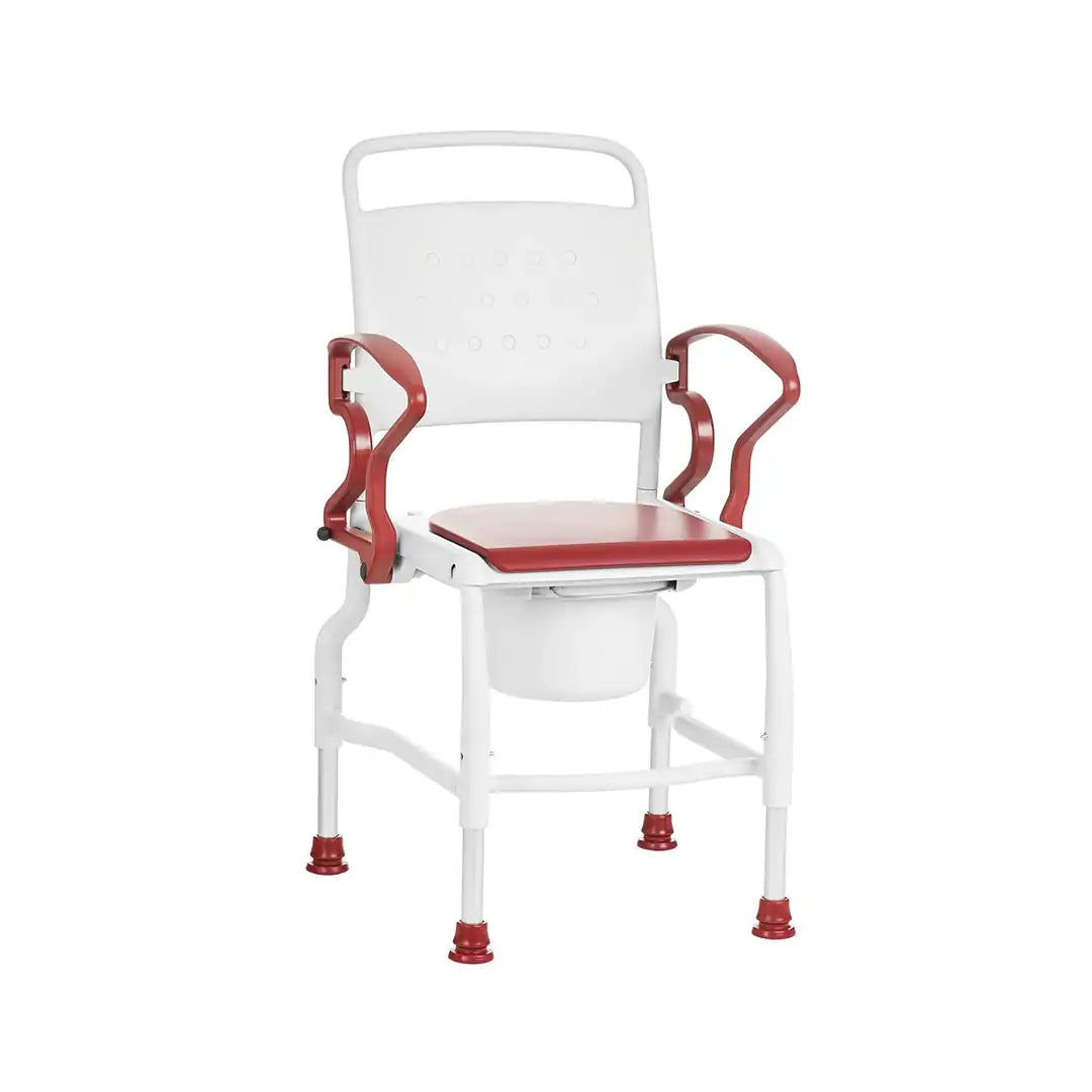Koln Bedside Commode Chair - Rebotec - Red - DJ340.44.00