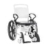 Genf Self Propelled Shower Commode Wheelchair - Rebotec - Black - DJ346.10.10