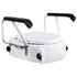 Adjustable Raised Toilet Seat with Armrests DJ348