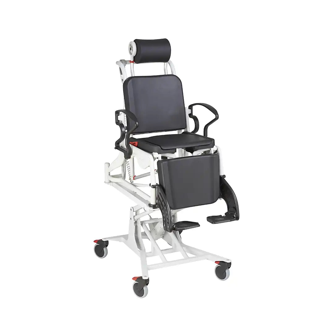 Rebotec Phoenix Multi Tilt-in-Place and Electric Lift Commode Shower Chair DJ352.54.10