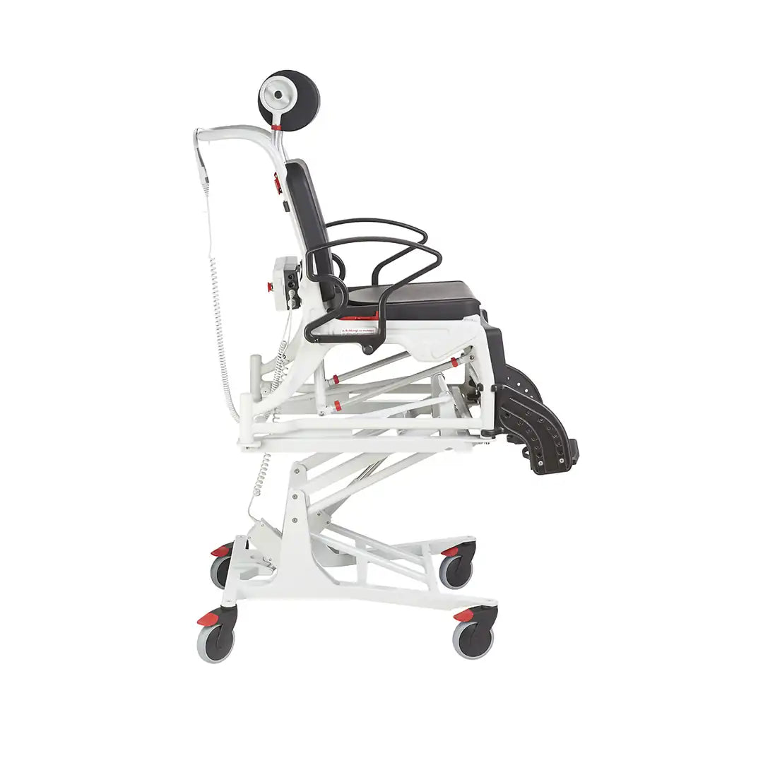 Rebotec Phoenix Multi Tilt-in-Place and Electric Lift Commode Shower Chair DJ352.54.10