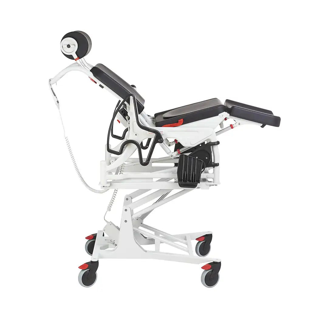 Rebotec Phoenix Multi Tilt-in-Place and Electric Lift Commode Shower Chair DJ352.54.10