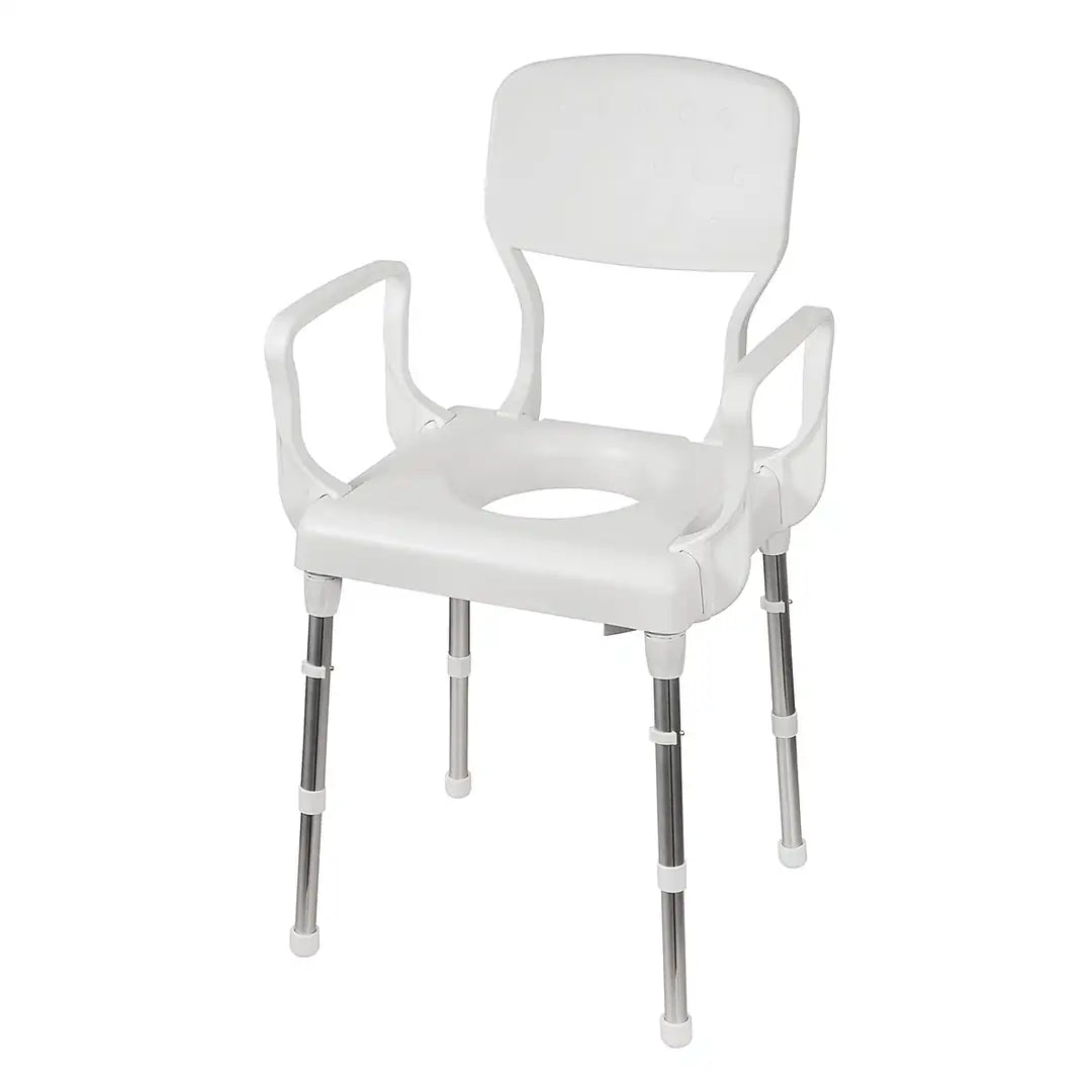 Lyon Height Adjustable Commode Chair - Rebotec DJ362.00.30